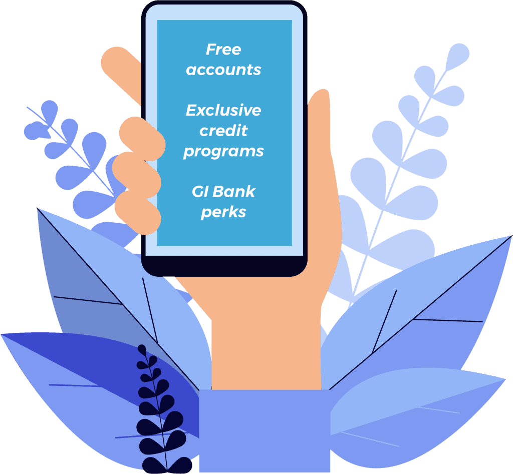 free accounts, exclusive credit, perks